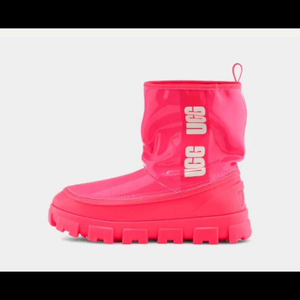 NEW! UGG CLASSIC BRELLAH MINI SUPER CORAL WOMEN'S SIZE US 7